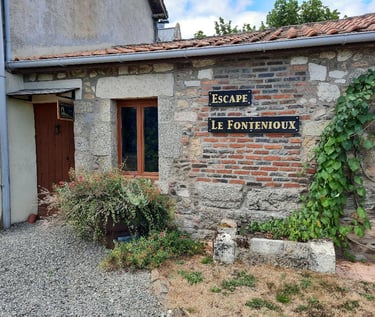 The exterior of the escape room