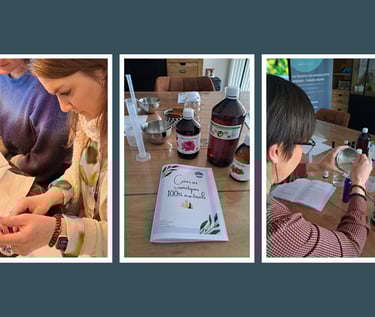 Atelier aromathérapie huiles essentielles cosmétiques naturels produits naturels