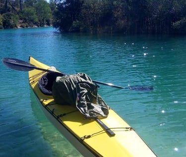 Le lac d'Esparron en kayak