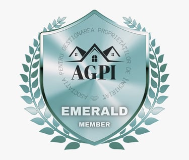 a badge with a shield and laurels on it