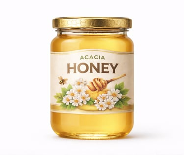 Acacia honey for bulk food and wellness supply