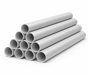 CPVC pipes for hot and cold water plumbing systems