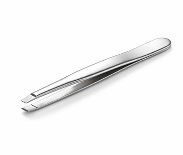 Professional eyebrow tweezers for salon and export use