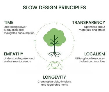 Тhe five key principles of the Slow Design