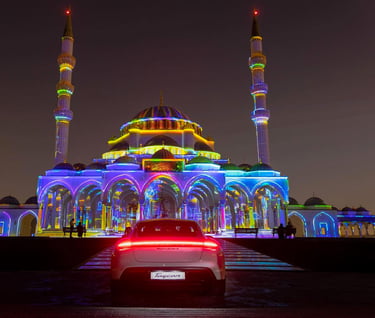 3D Projection Mapping at SLF 2022 Sharjah Mosque by High Resolution Events