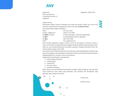 Surat Lamaran Kerja