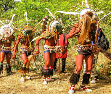 The young Senegalese in Festival In Senegal