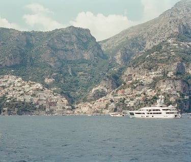 The Amalfi Coast in Italy during the Summer