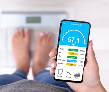 Body weight and composition metrics used to support personalised weight management