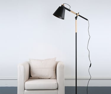 0540 Long swing arm classic floor lamp