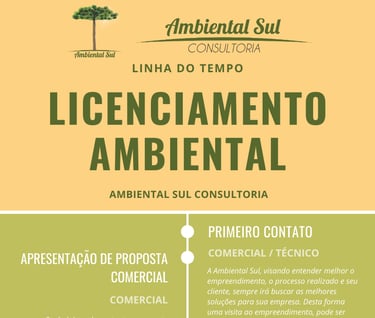 Infográfico sobre Licenciamento Ambiental