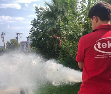 yeraltı yangın hattı test ve bakım