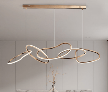 MNK-058 Four-ring irregular shape art chandelier