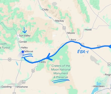 Driggs to Bellevue, ID 2025