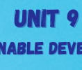 unit 9 2nd year bac sustainable development, english course, 2st year bac