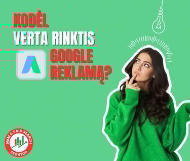 Kodėl verta rinktis Google reklamą SEO4TOP?