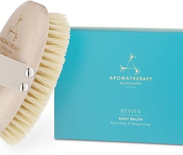 a brush brush with a wooden brush on top of it
