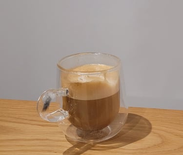 Coffee cup quarter drunk