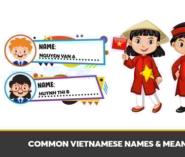 noms et prénoms vietnamien