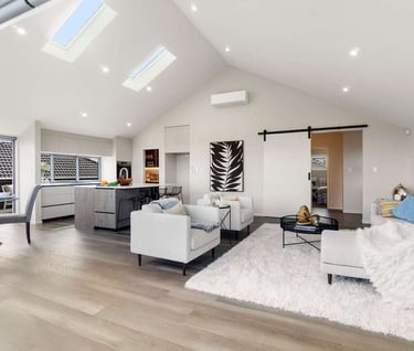 Soft close barn door - Orakei Basin home renovation - Revive Builders Auckland