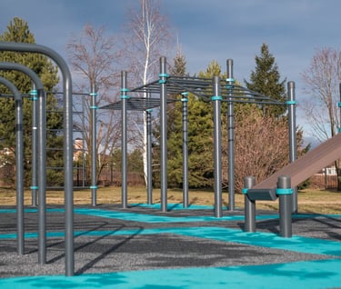 Terrain de Street Workout Kenguru Pro.