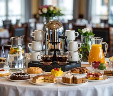 Servicio de coffee break en León, paquete de lujo