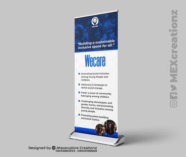 a rollup banner