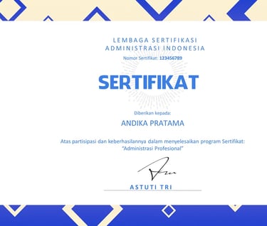 Sertifikat Administrasi: Langkah Mudah untuk Tingkatkan Karier Anda!