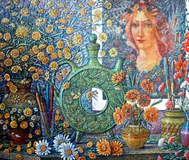 Борис Вінтенко (1927-2002), «Флора. Атрибути мистецтв», 1978