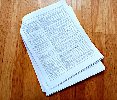 image of a nomenclature and style sheet