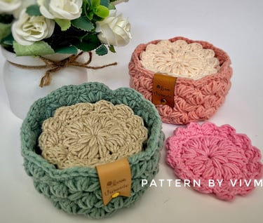 Face Scrubbies with Basket - Iris
