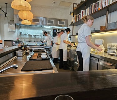 The kitchen at D'Olier Street