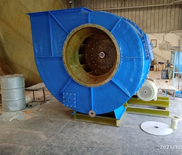 FRP CENTRIFUGAL BLOWER (V-BELT TYPE)