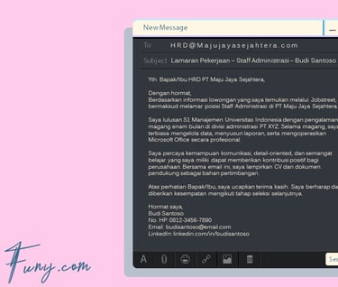 Tips Membuat Subjek Email Lamaran Kerja yang Profesional