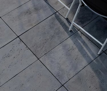 Travertine plytelės terasoms
