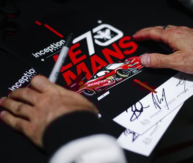 Design for Inception Racing in the 24h of Le Mans
