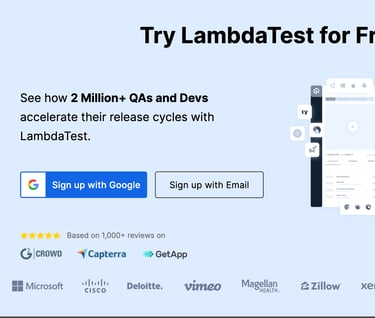 a website page with a photo of a website page with a description of the site