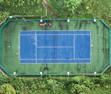 tennis court st barths villanoah