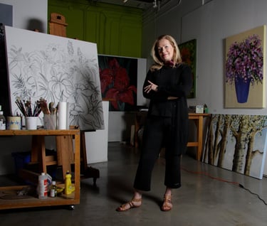 Sandra Forzani in her studio
