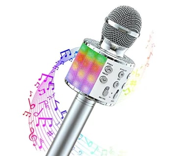 a microphone with a microphone and a microphone