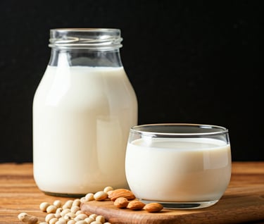 Fruit fat based milk analogue with superior sensory properties