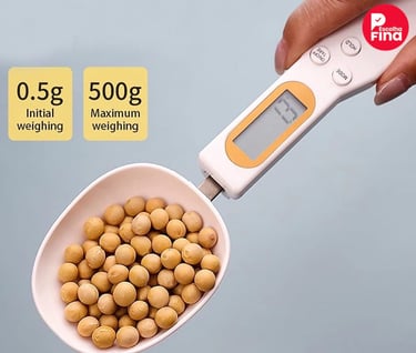 colher medidora com balança
