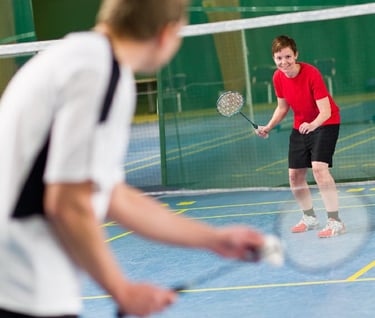 Badminton Kurs Turnier