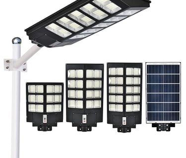 MNK-WL001A a solar powered street light with solar panels