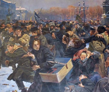 Кривава неділя. Войцех Горацій Коссак. Музей мистецтв. Кропивницький