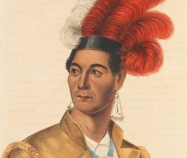 Joseph Brant is one of the most well known Mohawk chiefs