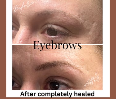 permanent powder eyebrows