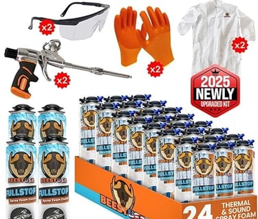 Spray Foam Insulation Kit for Walls and Attic