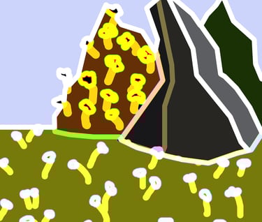 Montagne e fiori.
