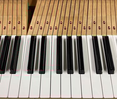 clavier piano avec revêtement remplacé